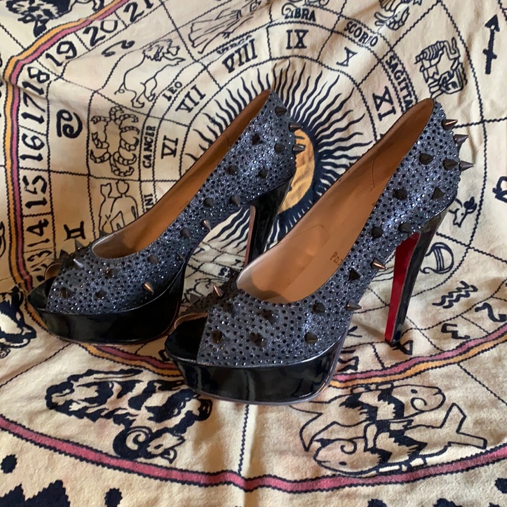 Punk style high heels